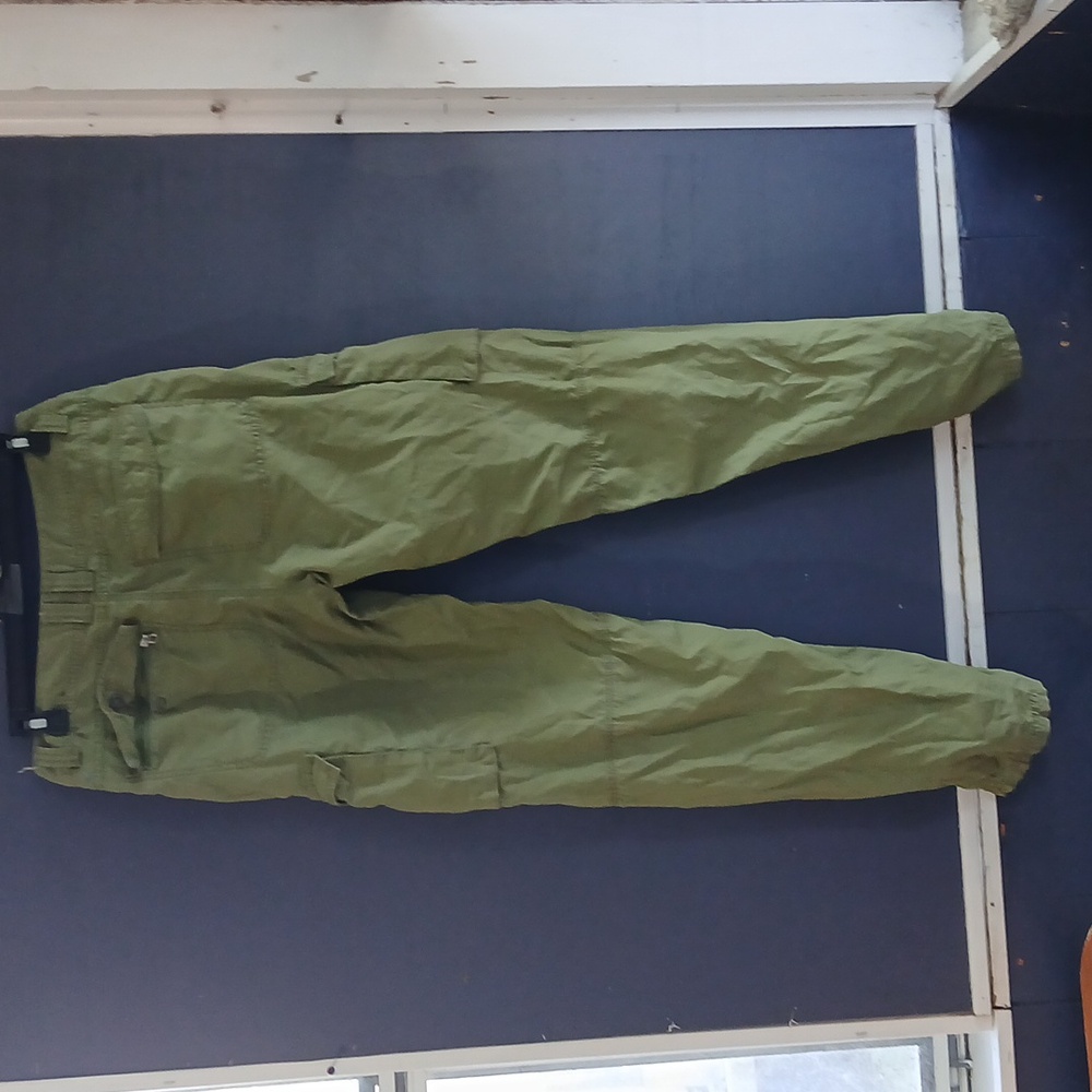 GUC Eastern Mountain Sports Green Nylon cargo pants size 6 - Picture 6 of 6